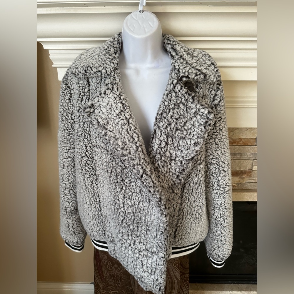 Jack by BB Dakota Sherpa Bomber Jacket Size XS